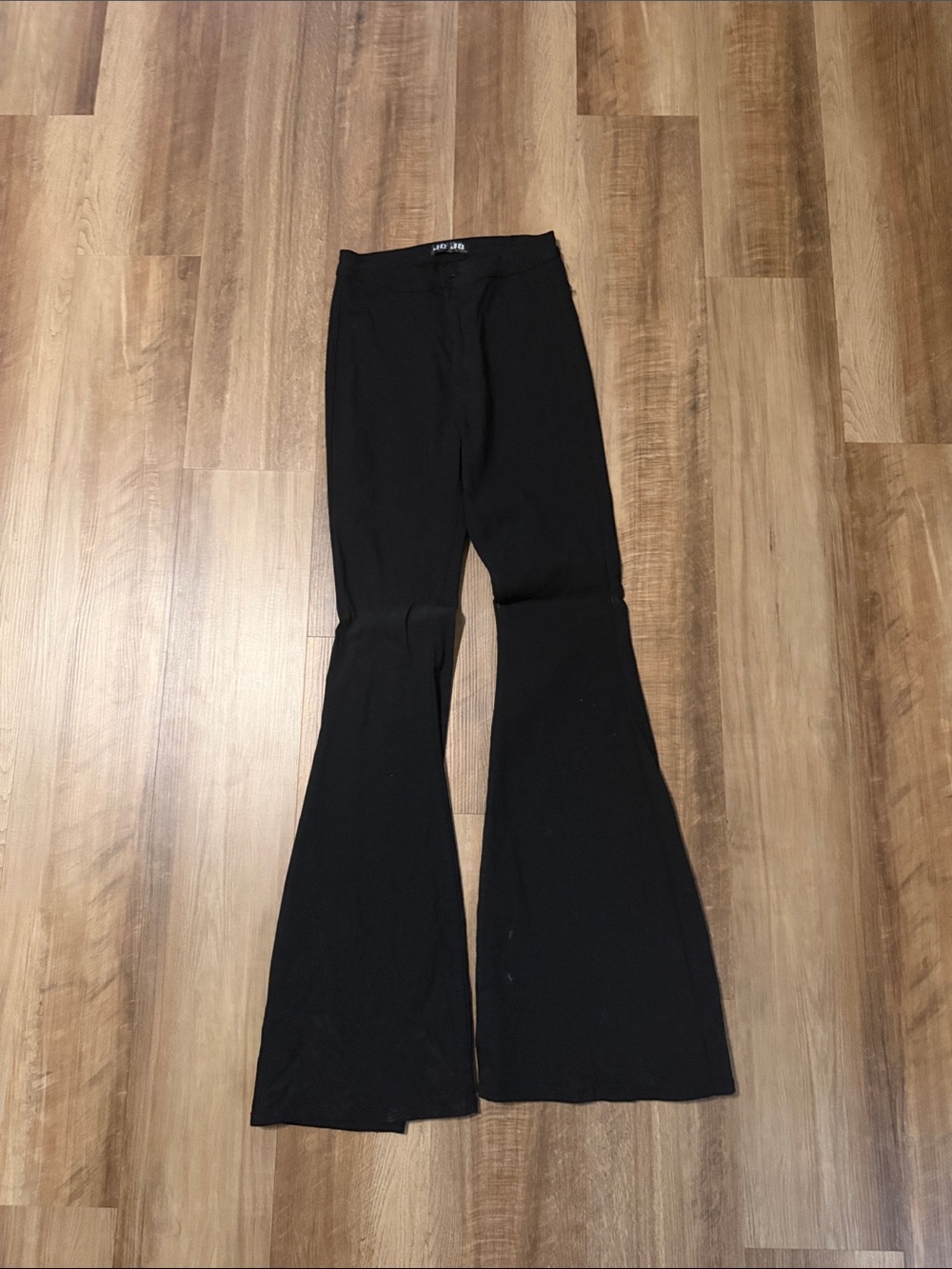 High-Rise Black Flare Jeans for Women